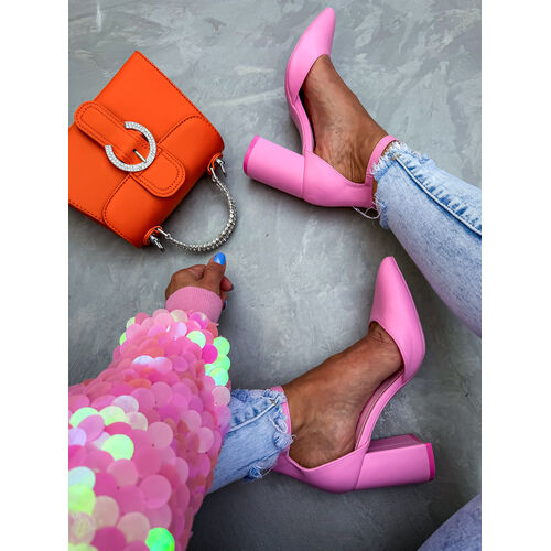 Ružové dámske sandále NIKOLA* veľkosť: 37